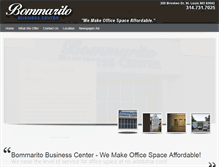 Tablet Screenshot of bommaritobusinesscenter.com